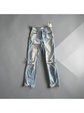 FRAME Le Sylvie Slender Straight Jeans Size 27